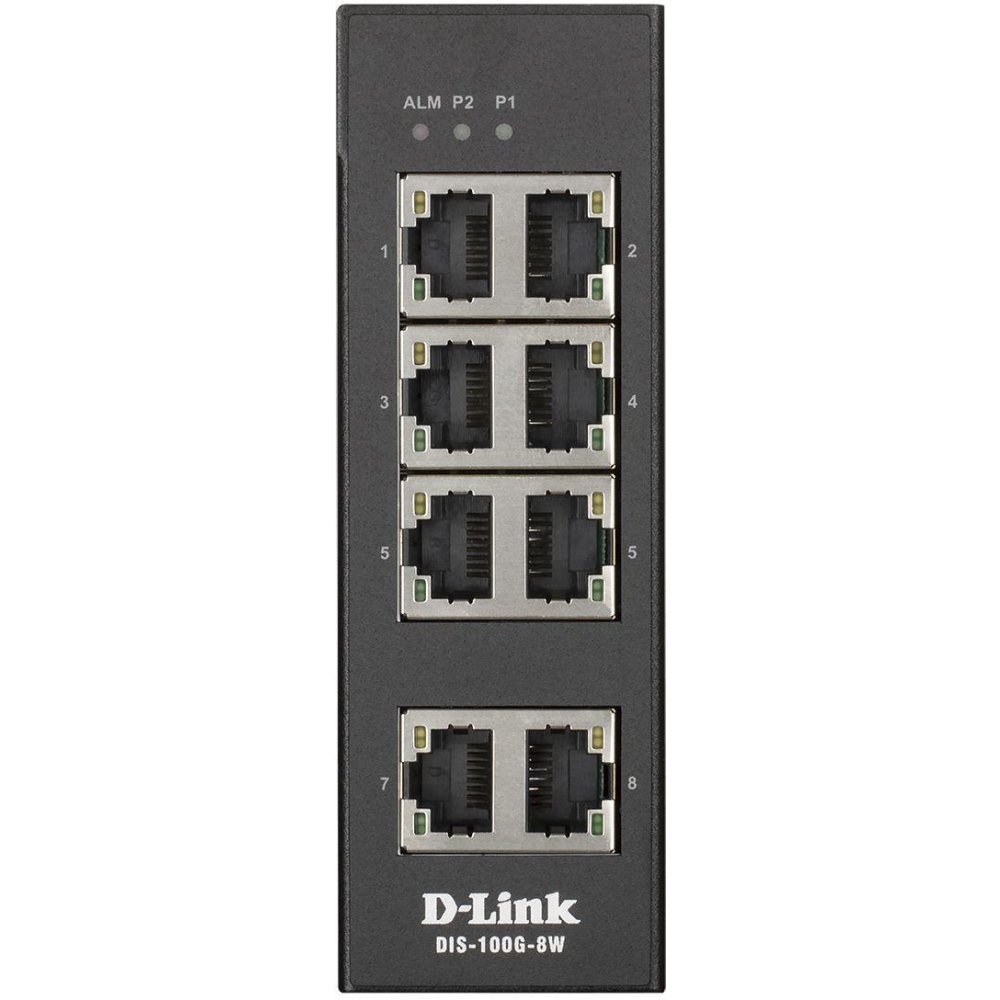 Коммутатор D-Link DIS-100G-8W/A1A