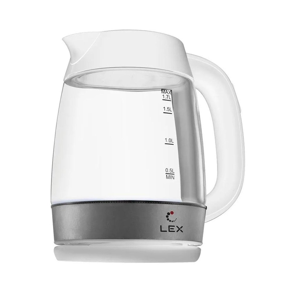 Электрический чайник Lex LX  30011-2 белый - фото 1