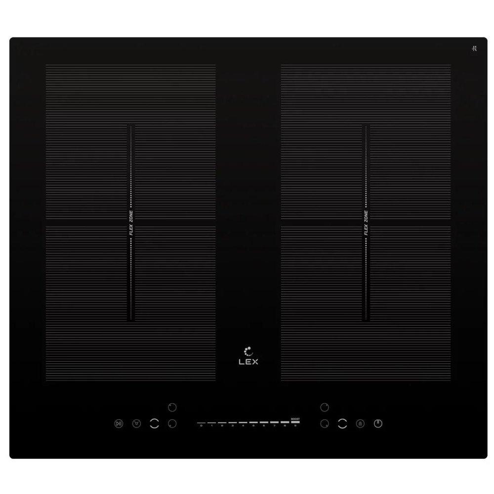 Встраиваемая электрическая панель Lex EVI 640 F BL чёрный - фото 1
