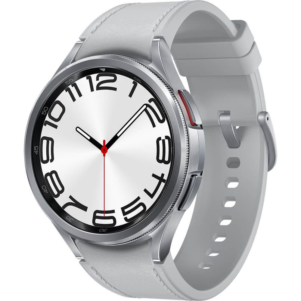Смарт-часы Samsung GALAXY WATCH 6 серебристый - фото 1