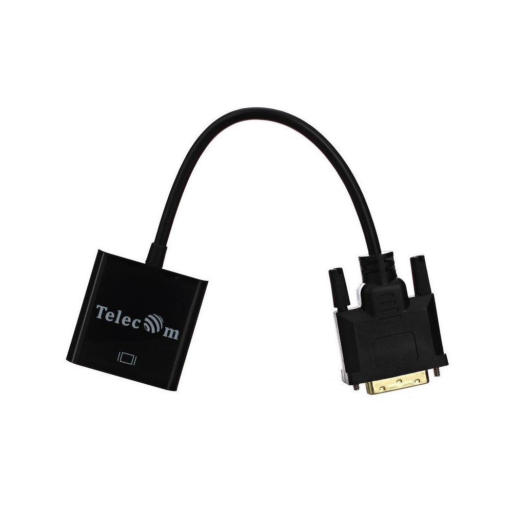 

Адаптер-переходник Telecom, DVI-D(m) - VGA(f) (TA491)